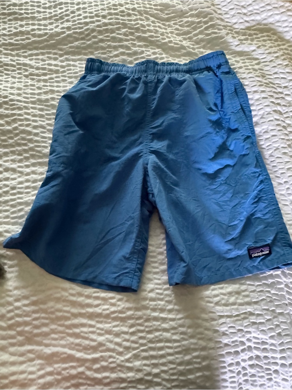 Patagonia Blue Athletic Kids' Shorts